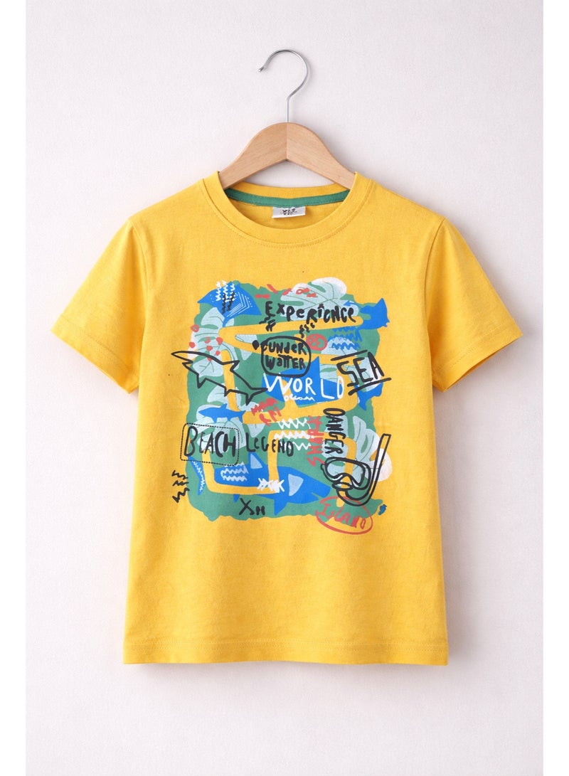 victor and jane Boys’ 2-Piece Set – Adventure Graphic T-Shirt & Shorts - Image 5